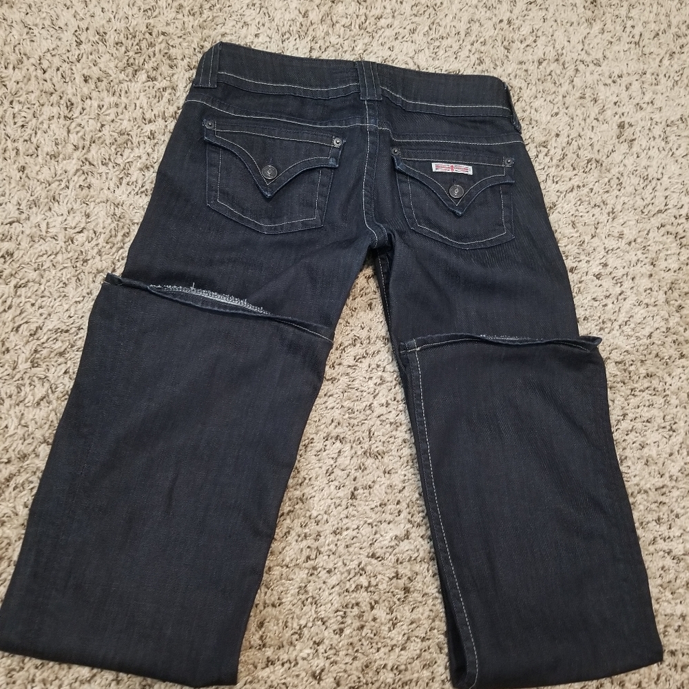 Hudson Women's Dark Wash Bootcut Jean's Size 28
